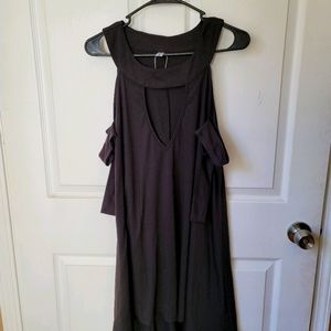 Double Arm Band Halter Dress